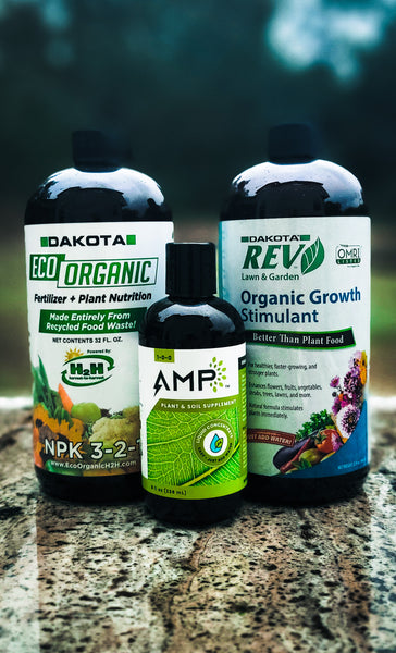 bio organic liquid fertilizer The Organic Power Trio – Ultimate Bundle for a Thriving Organic Garden – OrganicRev