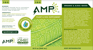 
                
                    Load image into Gallery viewer, AMP Organic Biostimulant 4oz Bottle - harness the power of Algae. NEW!
                
            