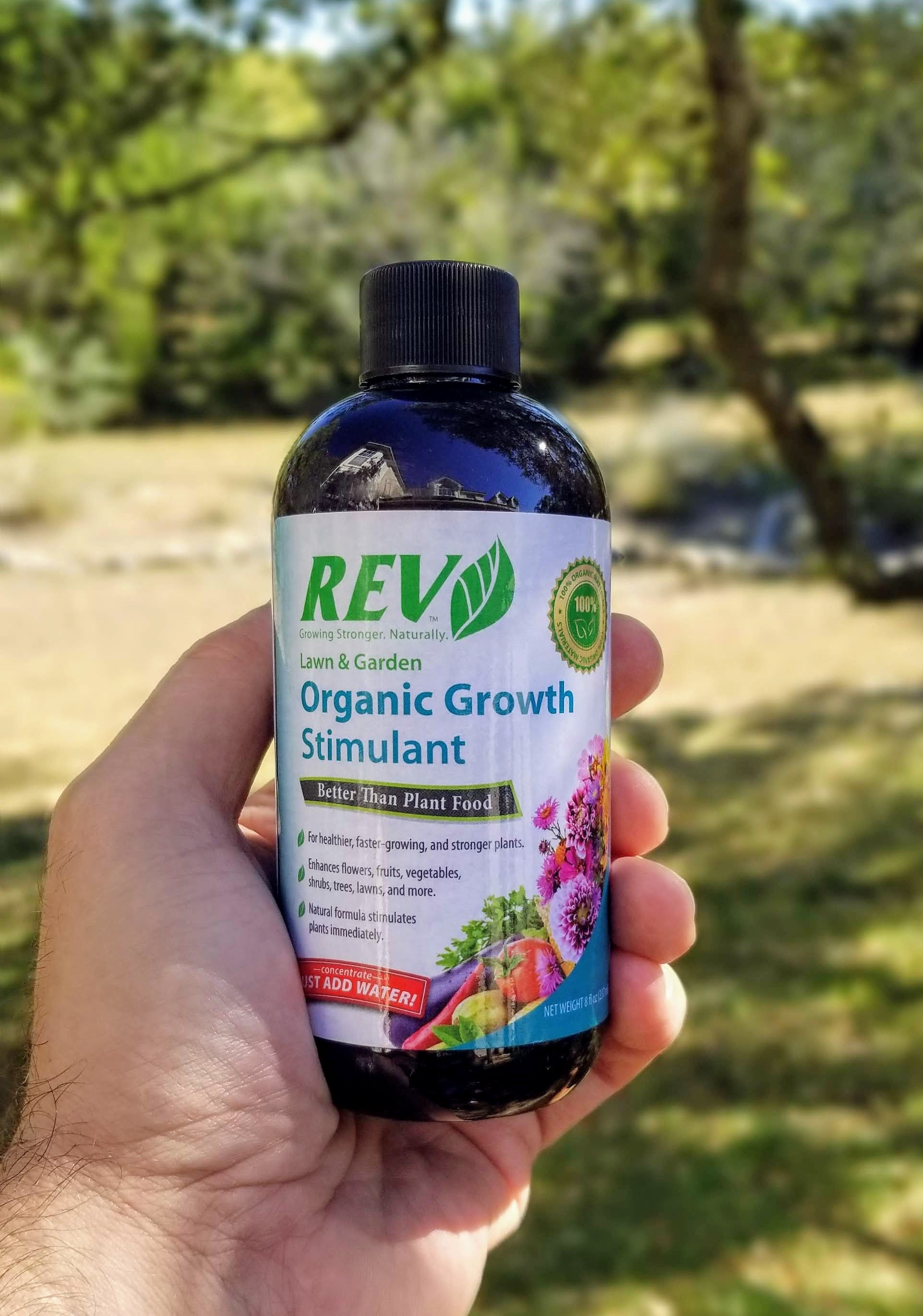 Organic REV 8 Ounce Bottle - Organic Rev Growth Stimulant