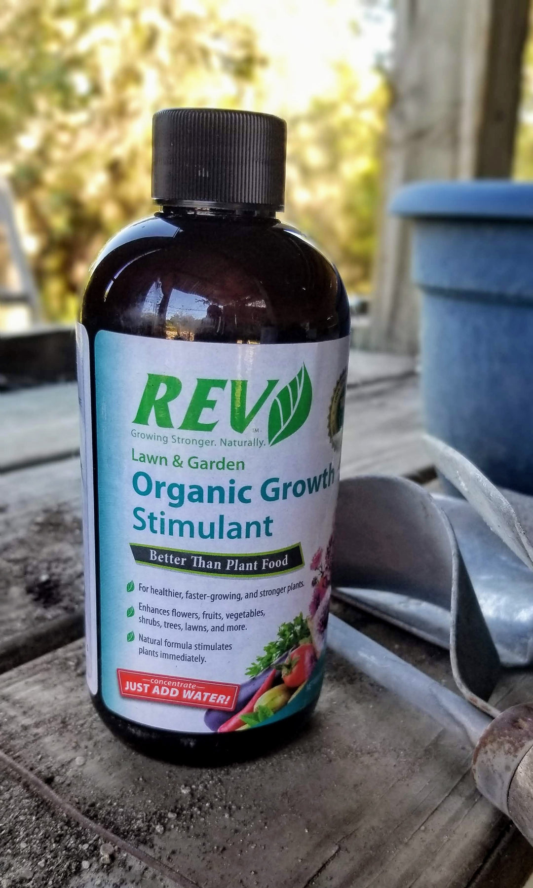 Organic REV 8 Ounce Bottle