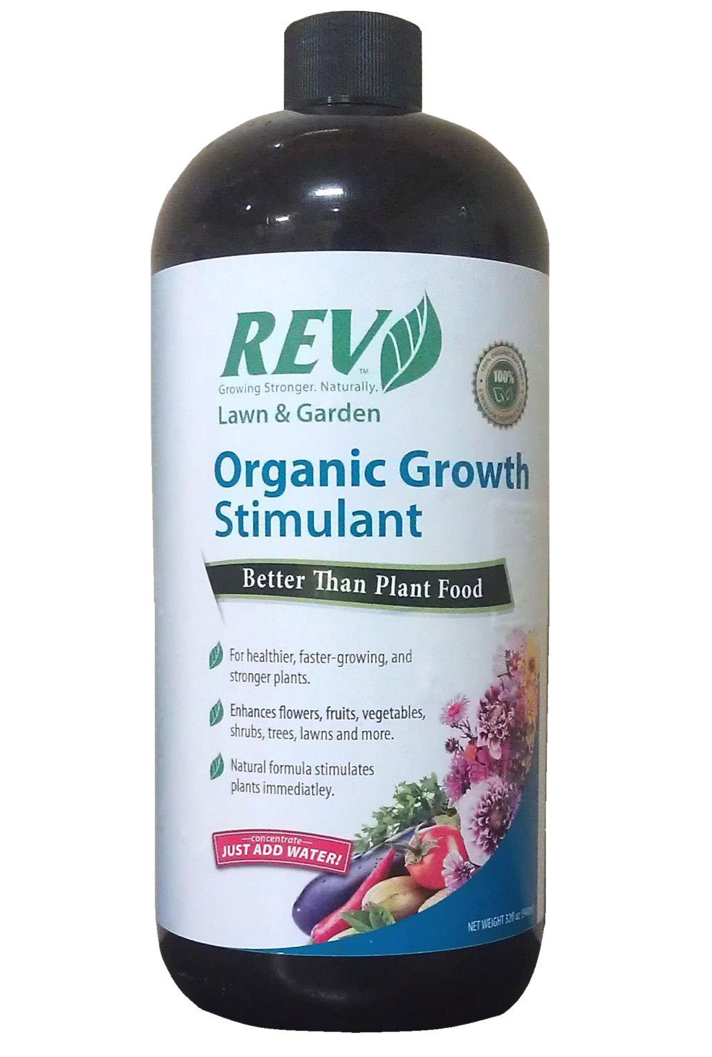 Organic REV 16 Ounce Bottle